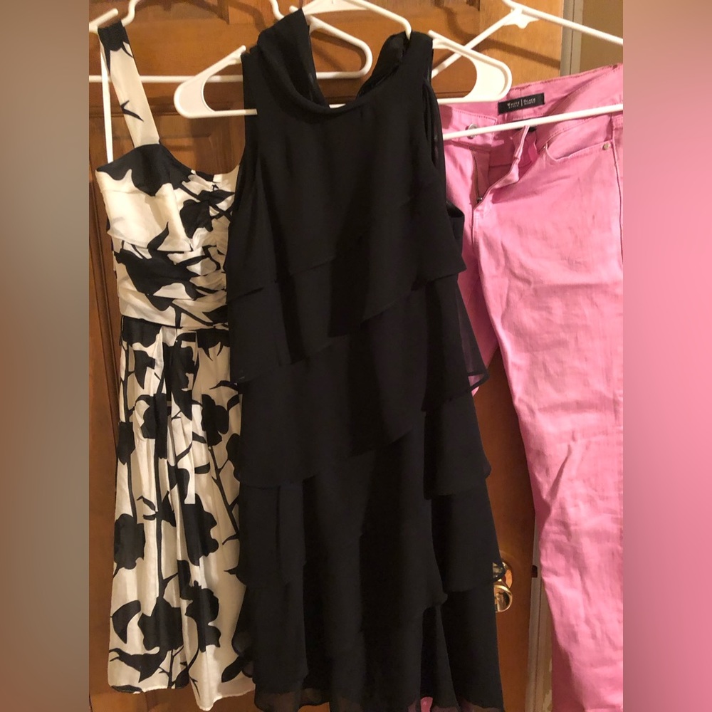 Bundle White House black market dresses and jeans